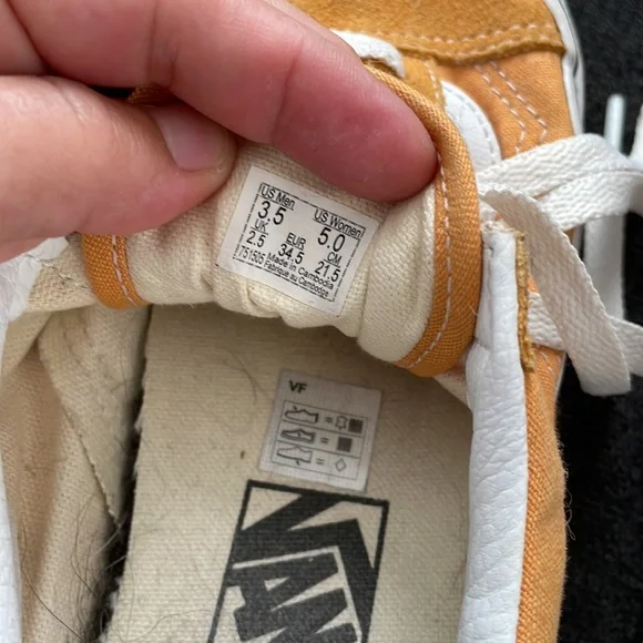 Old Skool Vans- Golden Yellow - Picture 7 of 8